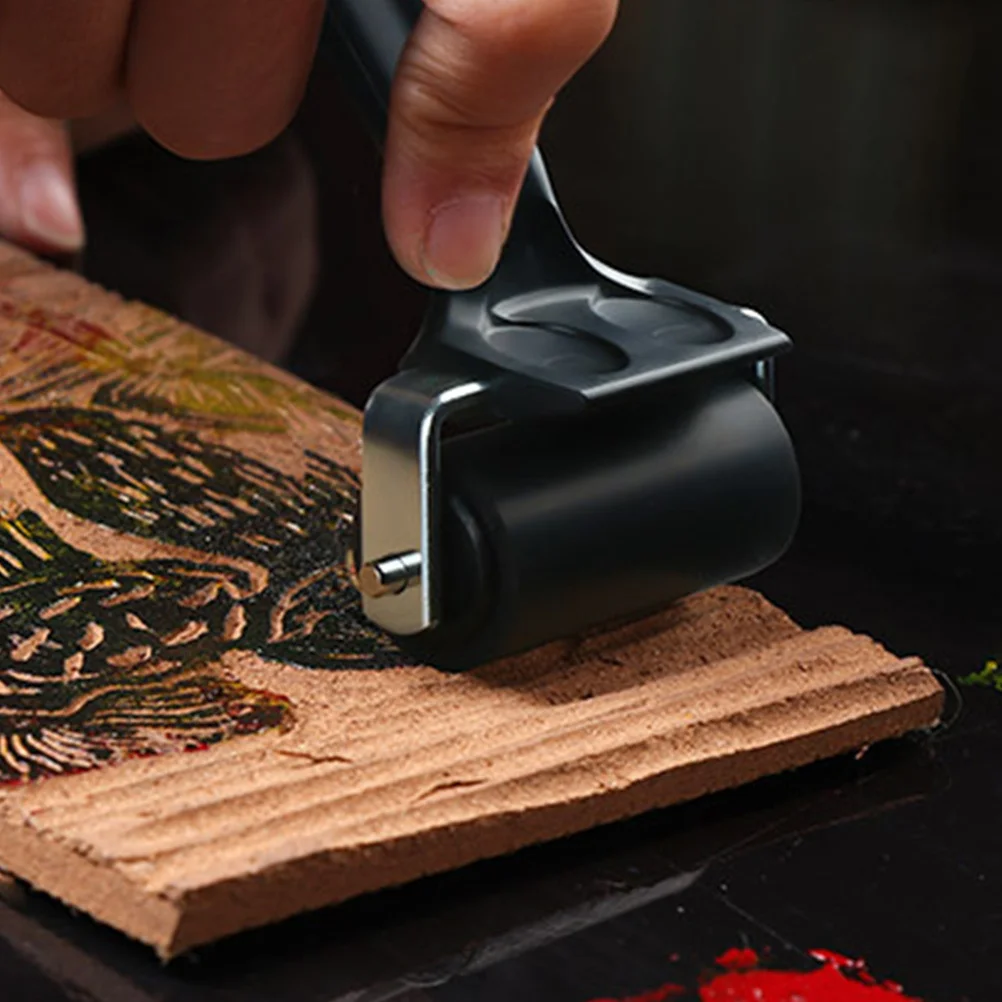 Rubber Roller for Printmaking Sticker Burr Tool Evenly Smooth Surfaces Projects Sticker Burr Roller