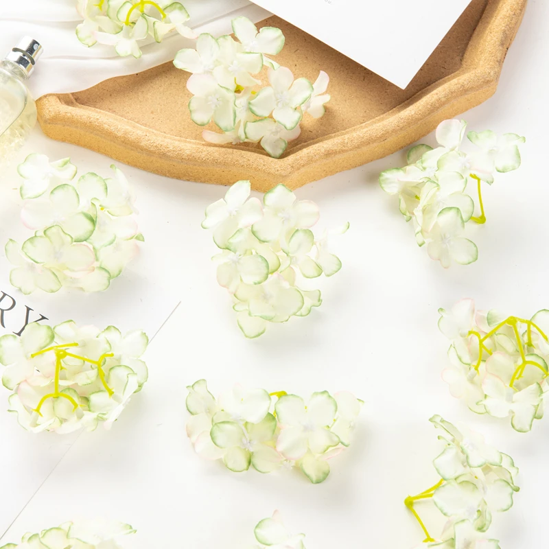 10 Stück Künstliche Blumen Großhandel Hochzeit Outdoor Garten Rosenbogen Heimdekoration Girlanden Geschenkbox Künstliche Seidenhortensien – Detail 3