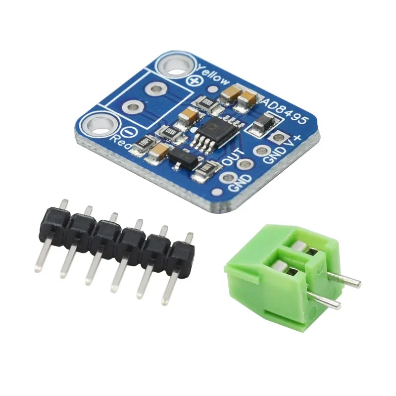 AD8495 ARMZ K-Type Thermocouple Amplifier Module - Precision Temperature Measurement, Analog Output