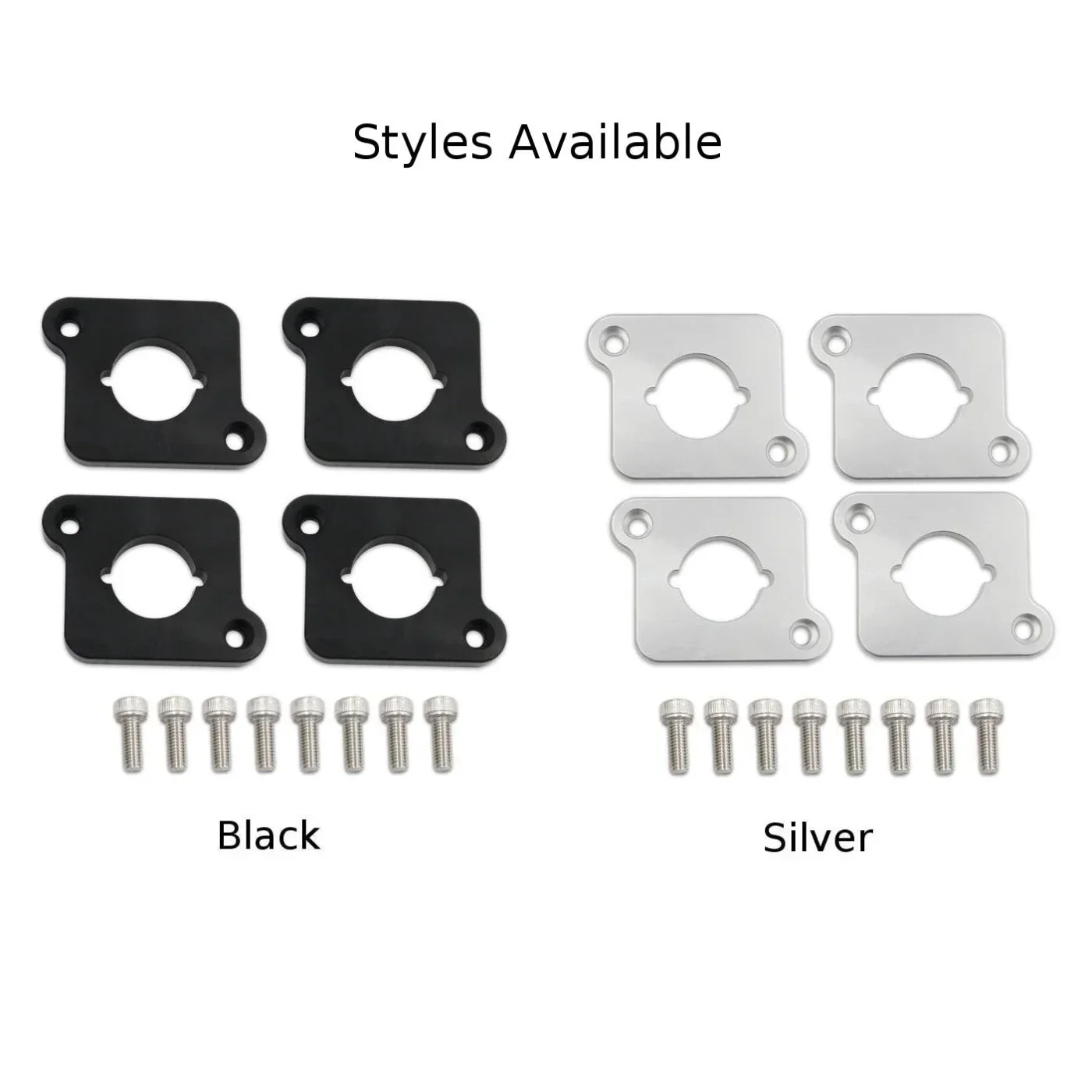 Complete Set Billet Coilpack Adapter Plates and Stainless Steel Bolts for Golf For Jetta A4 A6 TT 1 8T to 2 0TFSI
