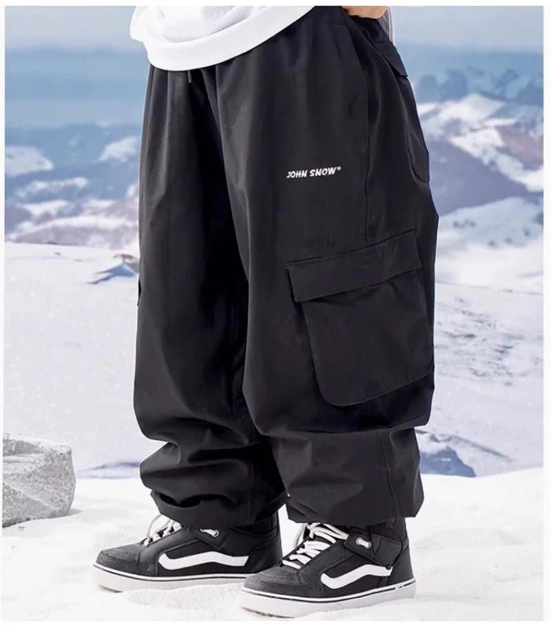 John Snow Winter New Women And Men's Professional American-style Ski Pants 2025 Warm Breathable Waterproof Snowboard Trousers