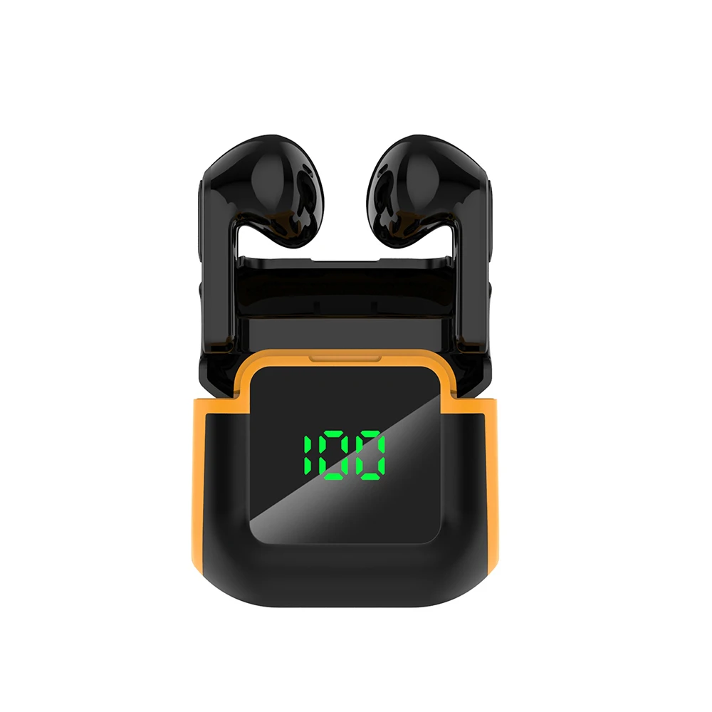 PRO90 Bluetooth 5.3 Headphones TWS Wireless Earphones with LED Display Stereo Headset Touch Control Earbuds Noise Reduction