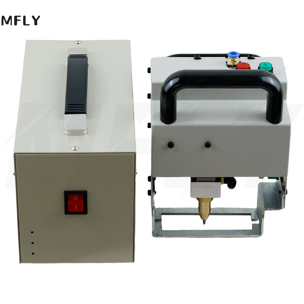 Portable Engraving Pneumatic Marking Machine 80x30mm Touch Screen For Nameplate Cylinder Number Frame Chassis