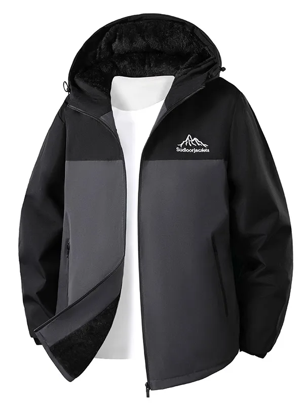 

Мужская куртка Thiened Fce: повседневная, спортивная, осенне-зимняя, ветрозащитная, водонепроницаемая, с капюшоном, из полиэстера, на молнии, с длинными рукавами