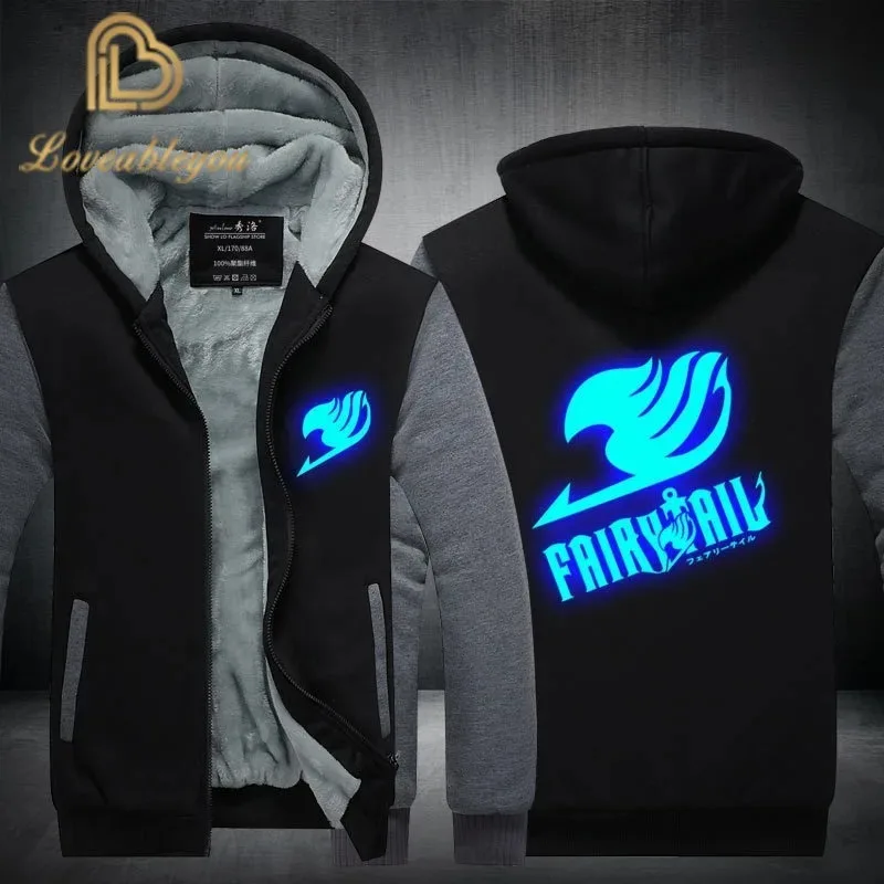Lili 123Fans Wear invierno Anime Fairy Tail chaquetas y abrigos para mujer Sudadera con estampado 3D hombres sudaderas con capucha ropa informal estilo Hip Hop Cosplay