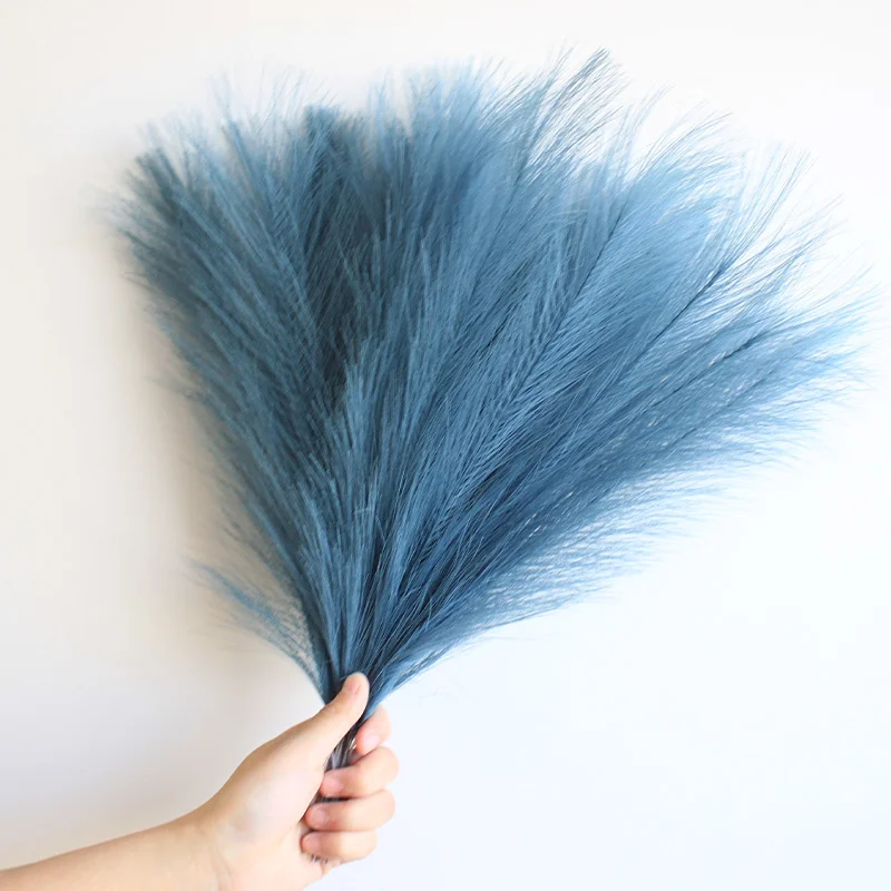 Buquê de palheta de grama artificial de pampas, 10 peças para decoração de casa, casamento, festa, decoração de quarto, flores diy, vaso de parede, planta falsa boho