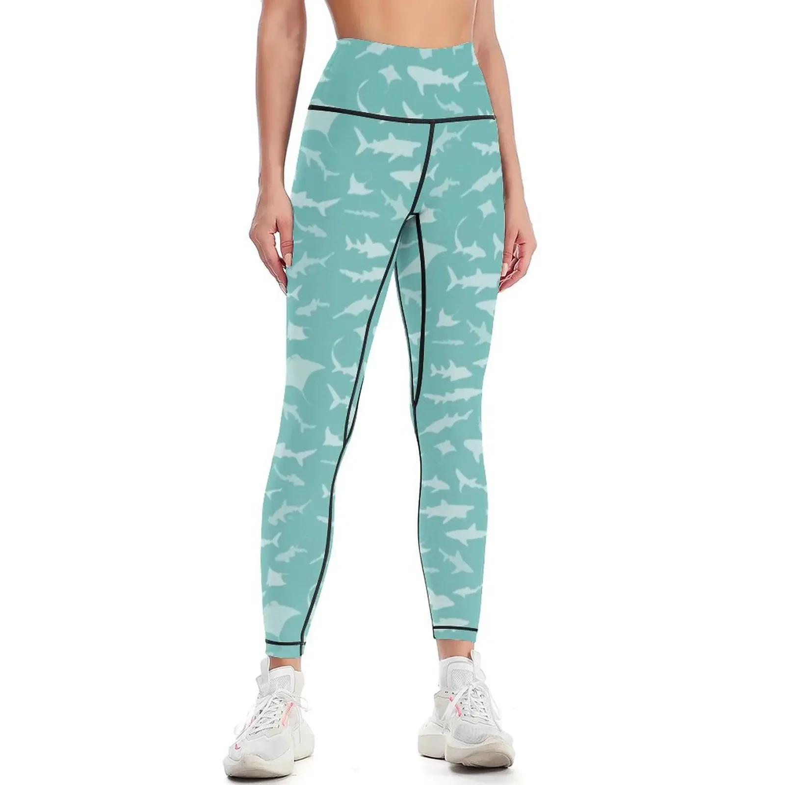 

Sharks and Rays! Leggings Fitness clothing sport set Fitness's gym clothes Women's tights Womens Leggings