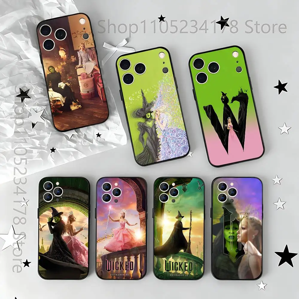 

Ariana Grande W-Wicked For iPhone 12,16,13,14,15,17,11,Pro,Max,Plus,E,Air,Mini TPU Soft to Skin-friendly phone case