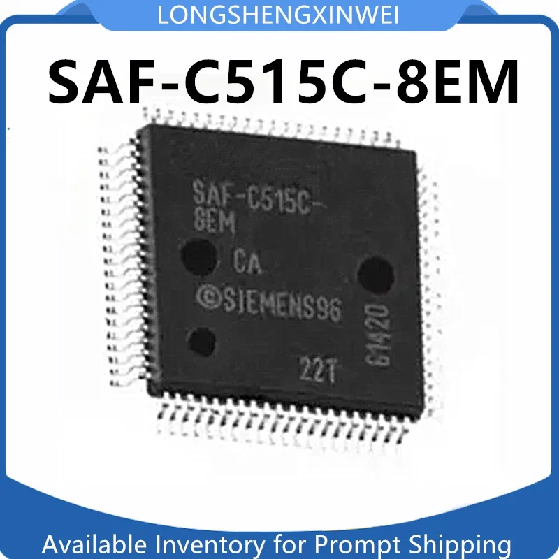 1PCS New SAF-C515C-LM SAF-C515C-8EM QFP80 Pin 8-bit Microcontroller Chip