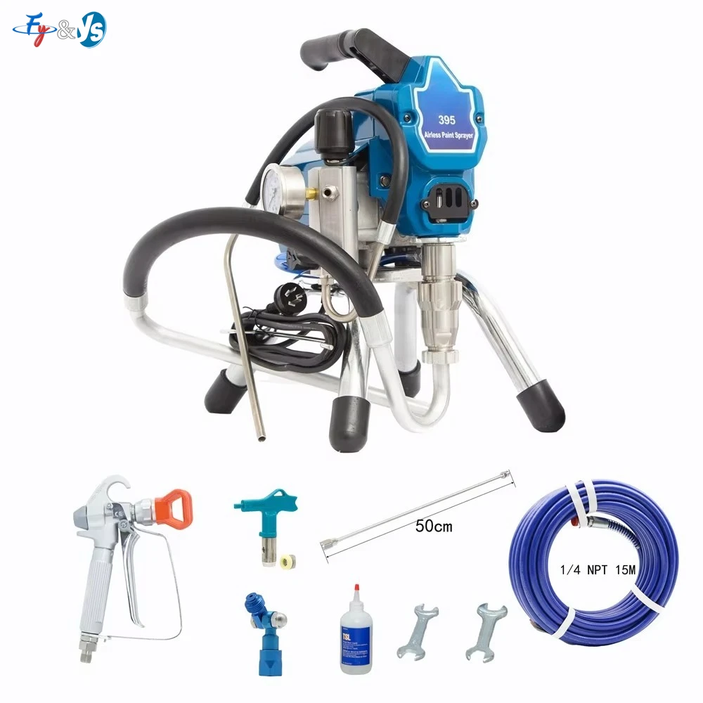 PT-395 High Pressure Portable Electric Airless Paint Sprayer,Household Latex Paint Spraying Machine,Airless Plunger