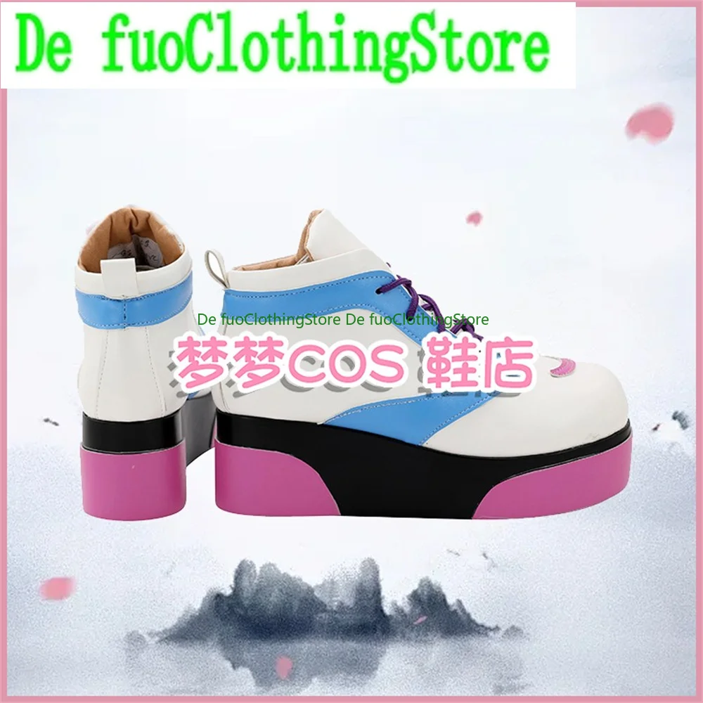 

DefuoClothing Zero Rem Cosplay Shoes Boots Game Anime Game Role-playing Halloween Party Props Shoes Boots