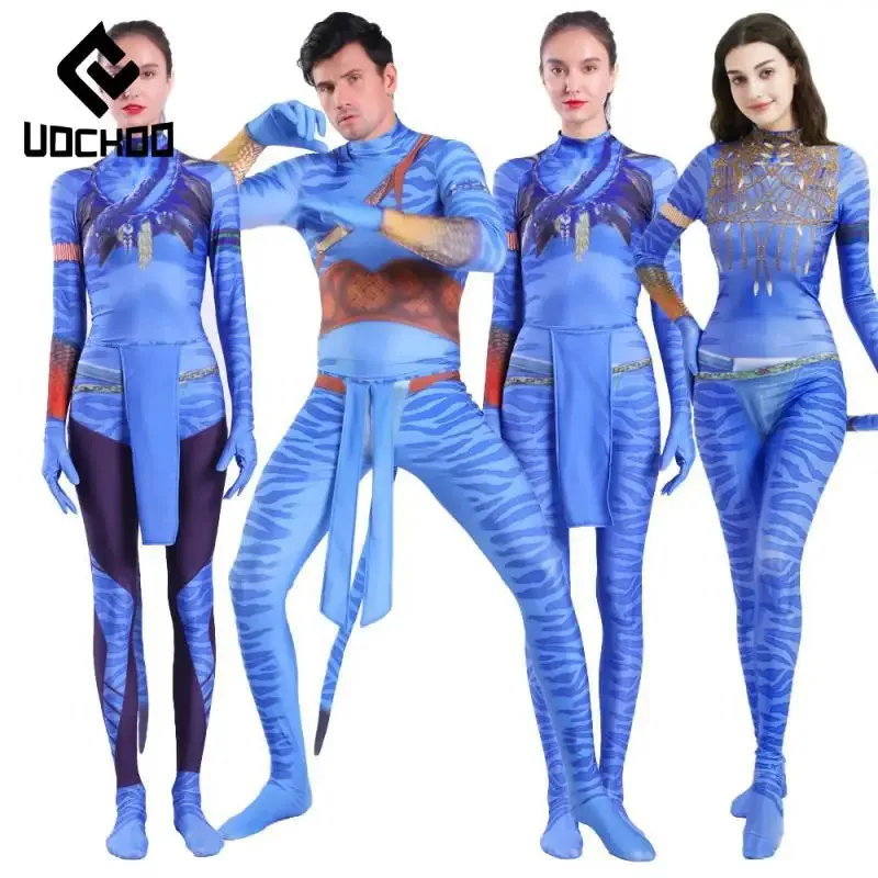 

Аватар Косплей Костюм Комбинезоны для взрослых Боди на Хэллоуин Одинаковые комплекты для всей семьи Унисекс Костюм зентай Comic Con Новинка Одежда