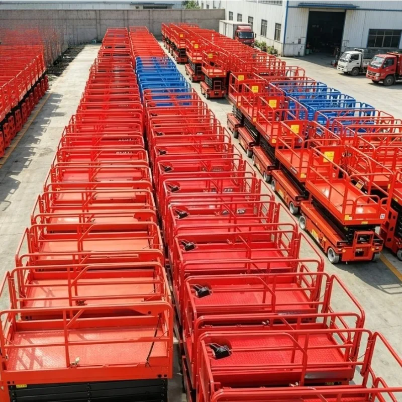 Customized Scissor Lift YUGONG Self Propelled Electric Scissor Lift Tracked Elevator for Warehouse Cleaning Window High Quality