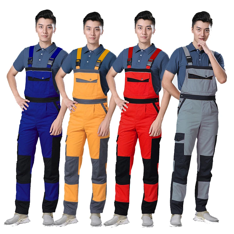 Men's Overalls Workwear Jumpsuit Men Workshop Clothes Repairman Uniform Overalls Men Workwear