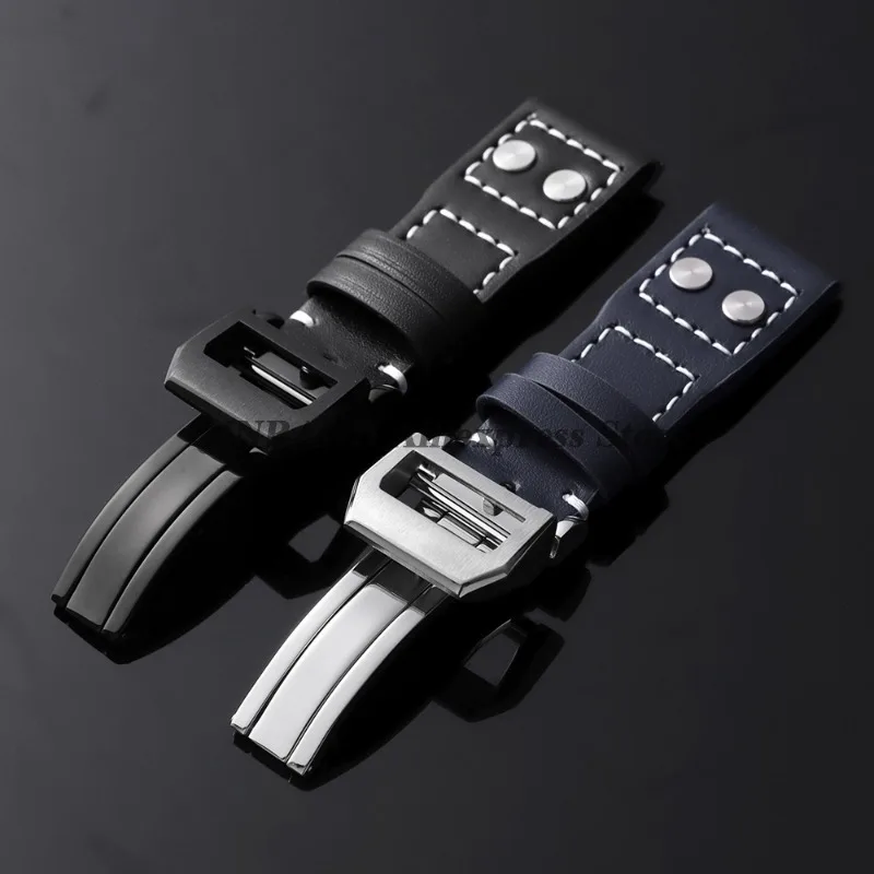 18mm Silver Black Rose Gold Deployment Watch Buckle Stainless Steel Folding Buckle Rubber Leather Strap Clasps Nylon Band Button