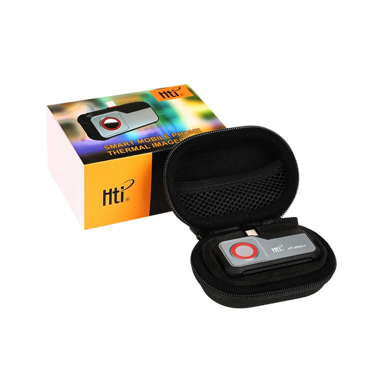 HTI HT-203U-i Thermische Camera voor Android Infrarood Warmtebeeldcamera Reparatie Thermografische Camera met Hoge/Lage Temperatuur Tracking