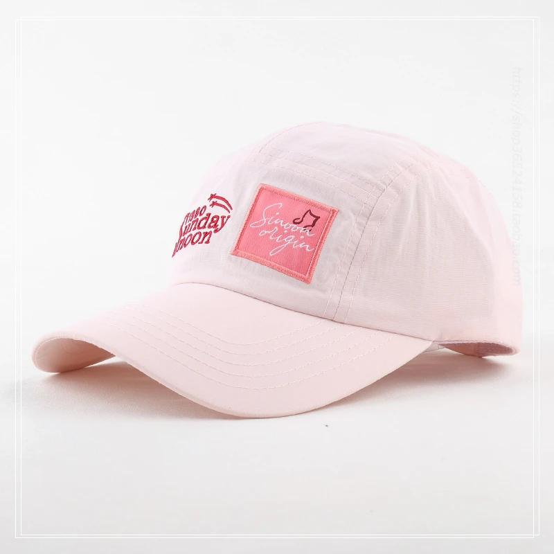 

Quick-Drying Outdoor Mountaineering Baseball Cap for Women Spring and Summer Korean Style Sun-Poof Peaked Cap Trendy Letters