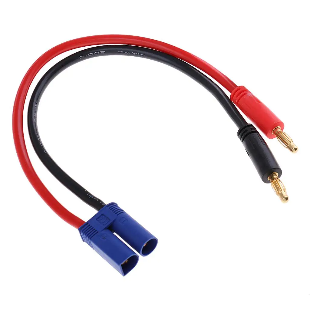 RC Drone 4.0mm Banana Plug To EC5 Connector Adapter Cable for A6 B6 Battery