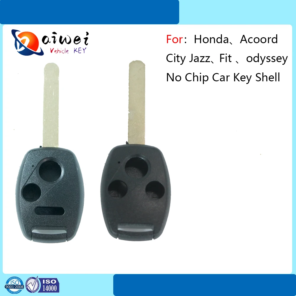 

DAIWEI для Honda Acoord City Jazz Fit odyssey No Chip, чехол для дистанционного ключа автомобиля, 3-кнопочный чехол для дистанционного ключа автомобиля
