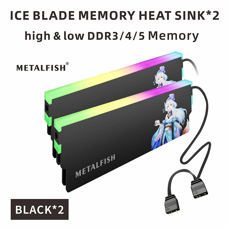 Variant: Black 2 PCS