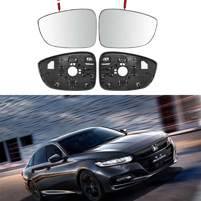 

For Honda Accord 10th Generation 2018-2022 Car Accessories Rearview Lenses Mirror Side Mirror Reflective Lens Glass with Heating