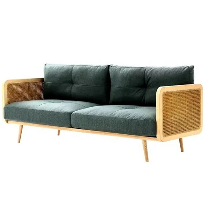 

Factory Supplier Natural Rattan Sofa and Sofa Sectionals Living Room Wicker Sofa Set