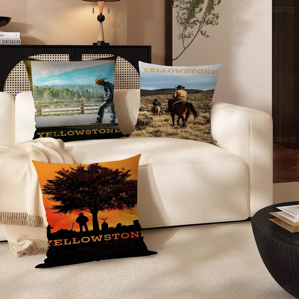 

Drama TV Y-Yellowstone Pillow Anime Pillow Sofa Bed Head Pillow Cover Cushion Cover 45x45 Cm Fashion