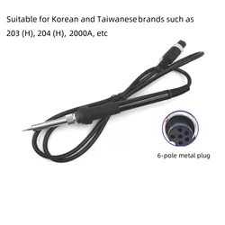 Suitable For 203H Iron 90W Soldering Station Handle 203 / 203H / 204 / 204H 6 Hole Soldering Handle Accessories