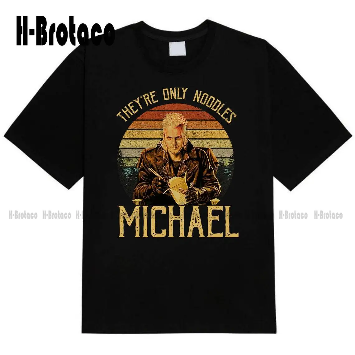 Kiefer Sutherland They're Only Noodles Michael Vintage T-Shirt, Movies Quote Unisex TShirt Xs-5Xl