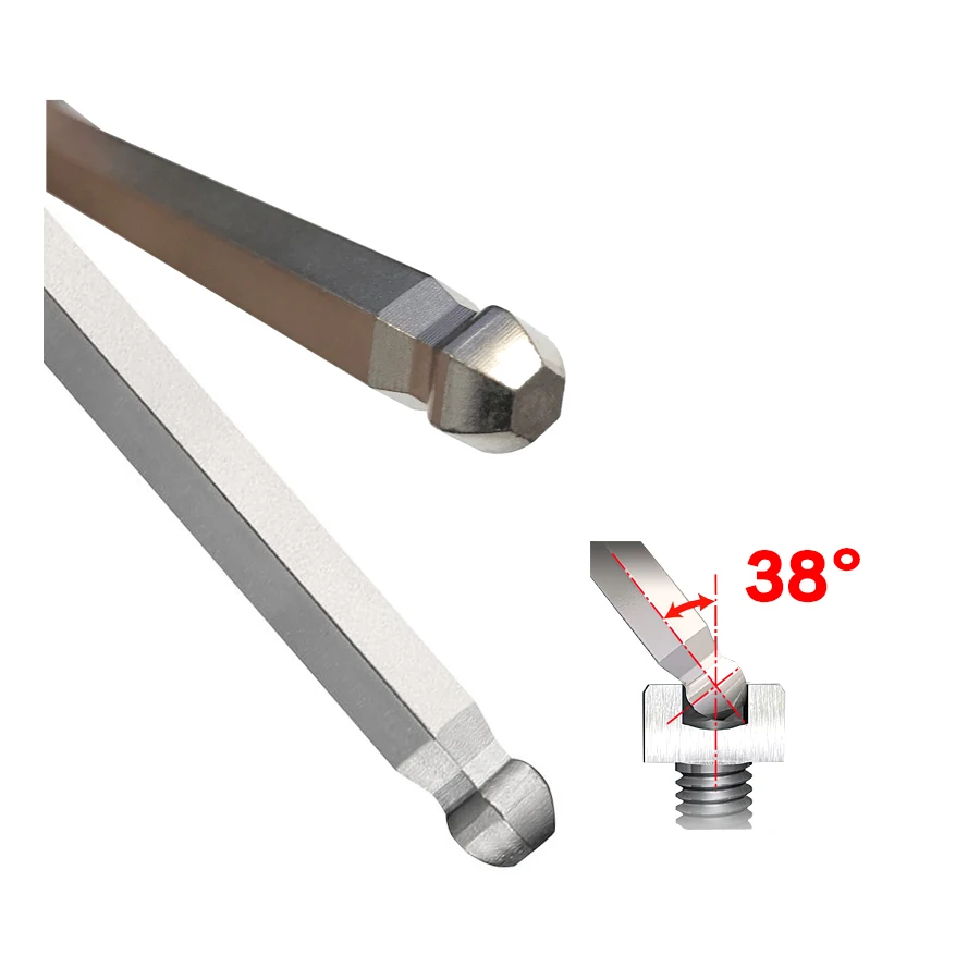 VESSEL 9Pcs Hex Bar Ball point L-Wrench Set Short/Long type Allen Key Sets NO.8209BP|8209BP-L|8209BP-S