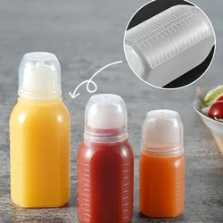 30/60/100ML 뚜껑이있는 미니 짜기 소스 병 휴대용 샐러드 케첩 디스펜서 조미료 병 주방 악세사리