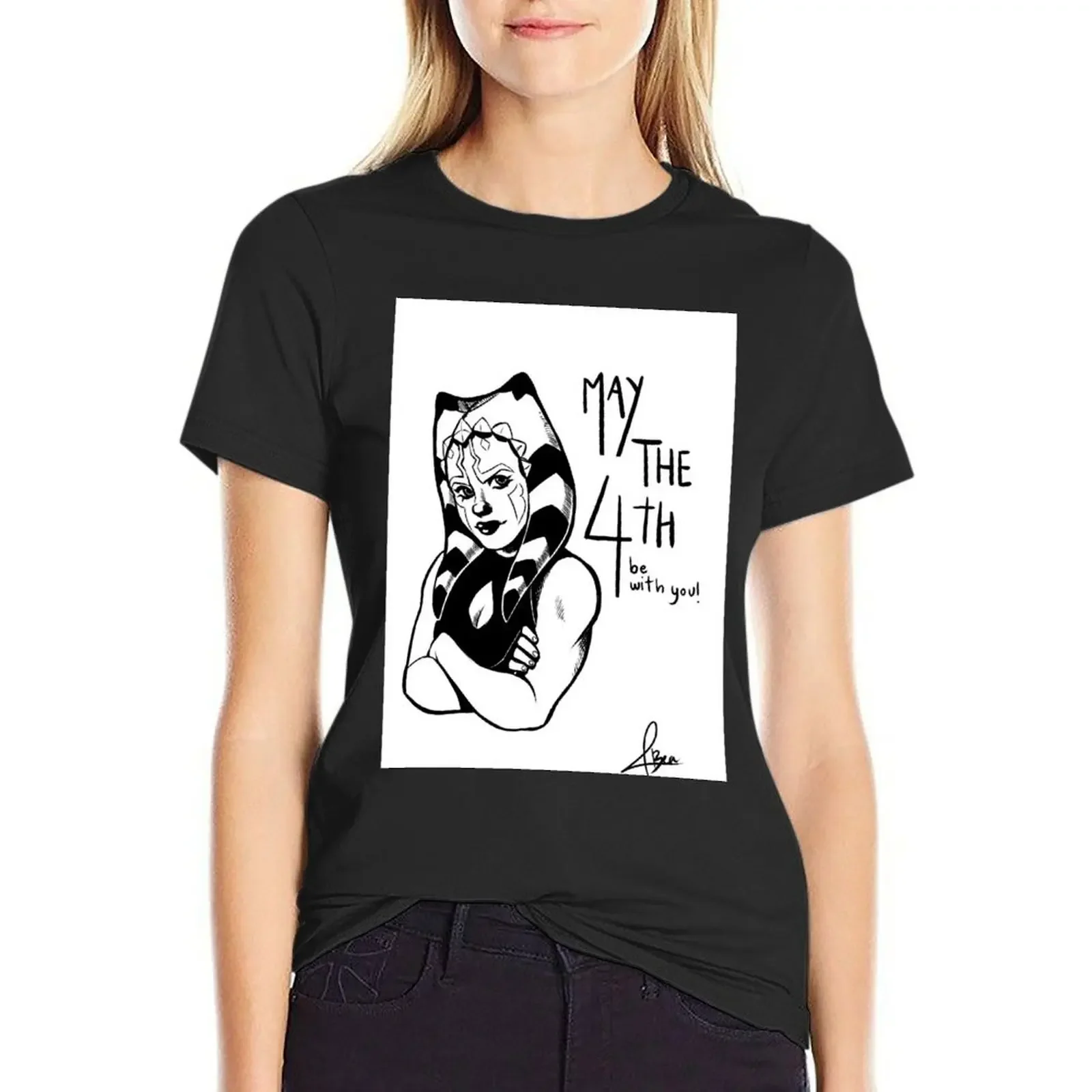 

May the 4th T-Shirt tops oversized quick drying customs design your own western t-shirt dress for Women