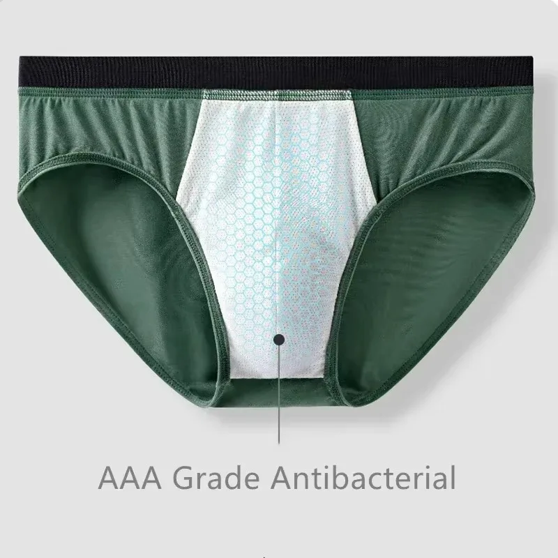 7A 60S الرجال ملخصات لينة مشروط الذكور سراويل مريحة مطاطا الذكور السروال السراويل الصف مضاد للجراثيم المنشعب رجل مثير الملابس الداخلية