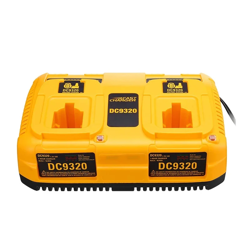 

For Dewalt Dual Port Charger For 7.2V-18V Nicd & Nimh Battery DW9057 DW9096 DC9071 DC9091 DC9096 Battery Charger