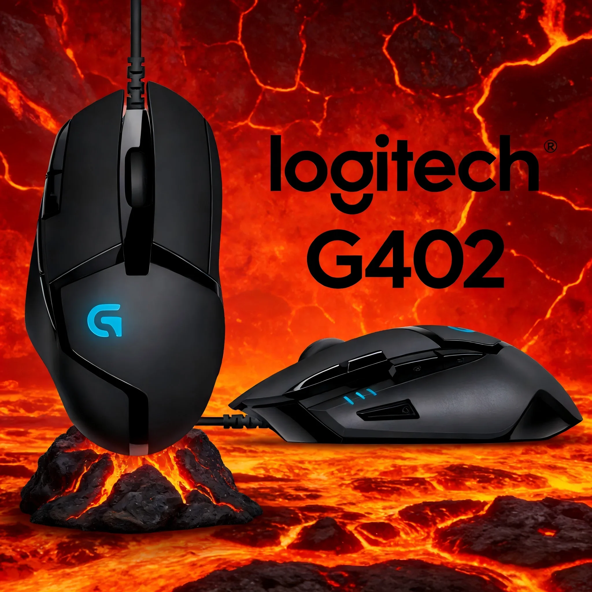 

Logitech G402 Gaming Mouse Designed for high-intensity use, design that allows you to enjoy a comfortable touch at home