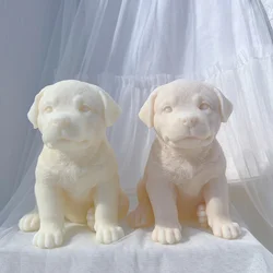 Rottweiler Puppy Dog Candle Mold Animal Puppies Soy Wax Silicone Mould Dog Lover Home Decor