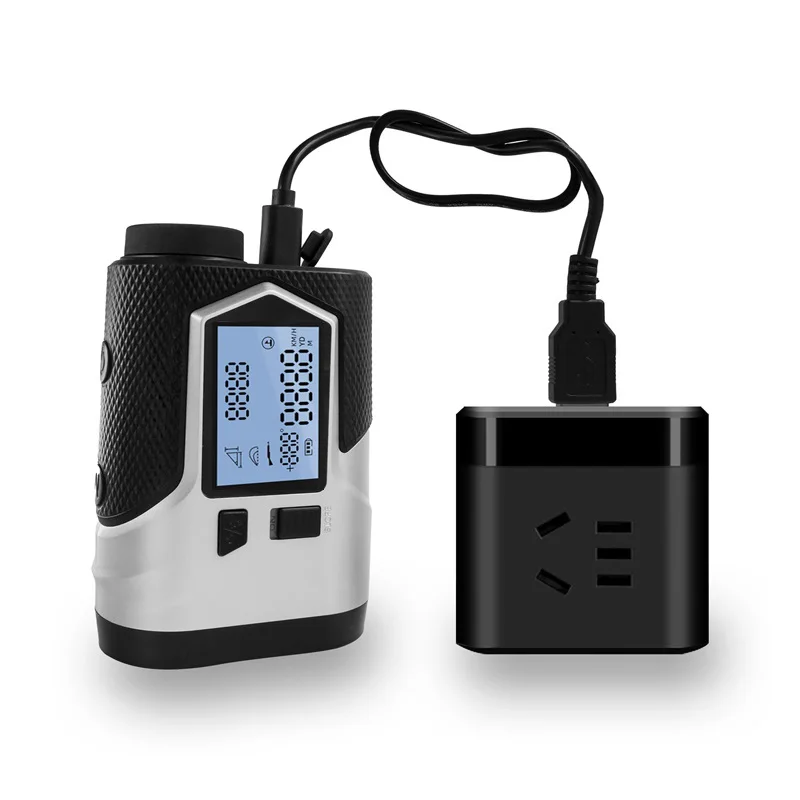 LP-650 Rechargeable Golf Rangefinder 650m With Slope Adjusted Flag-Lock Vibration Hunting Telescope Laser Distance Meter