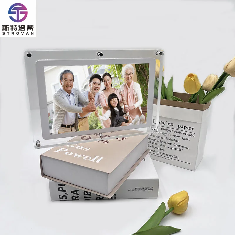 

5 Inch Acrylic Photo Frame Box Wedding with Video Album
