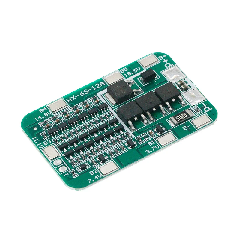 6S 12A/25A 24V 25.2V PCB BMS Protection Board For 6 Pack 18650 Li-ion Lithium Battery Cell Module New Arrival Balanced