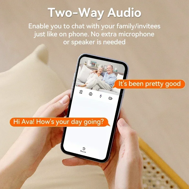 Tuya Indoor Home Baby Monitor Cam Smart Life 5MP WiFi Security Camera Built-In Battery 2 Way Audio Wireless Surveillance Camera