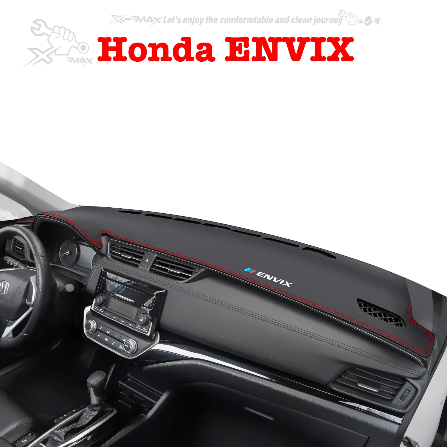 Left-hand Drive Car Dashboard Mat For Honda ENVIX 2019-2024 Light Blocking Pad Center Console Dash Mat Sunshield protector ﻿