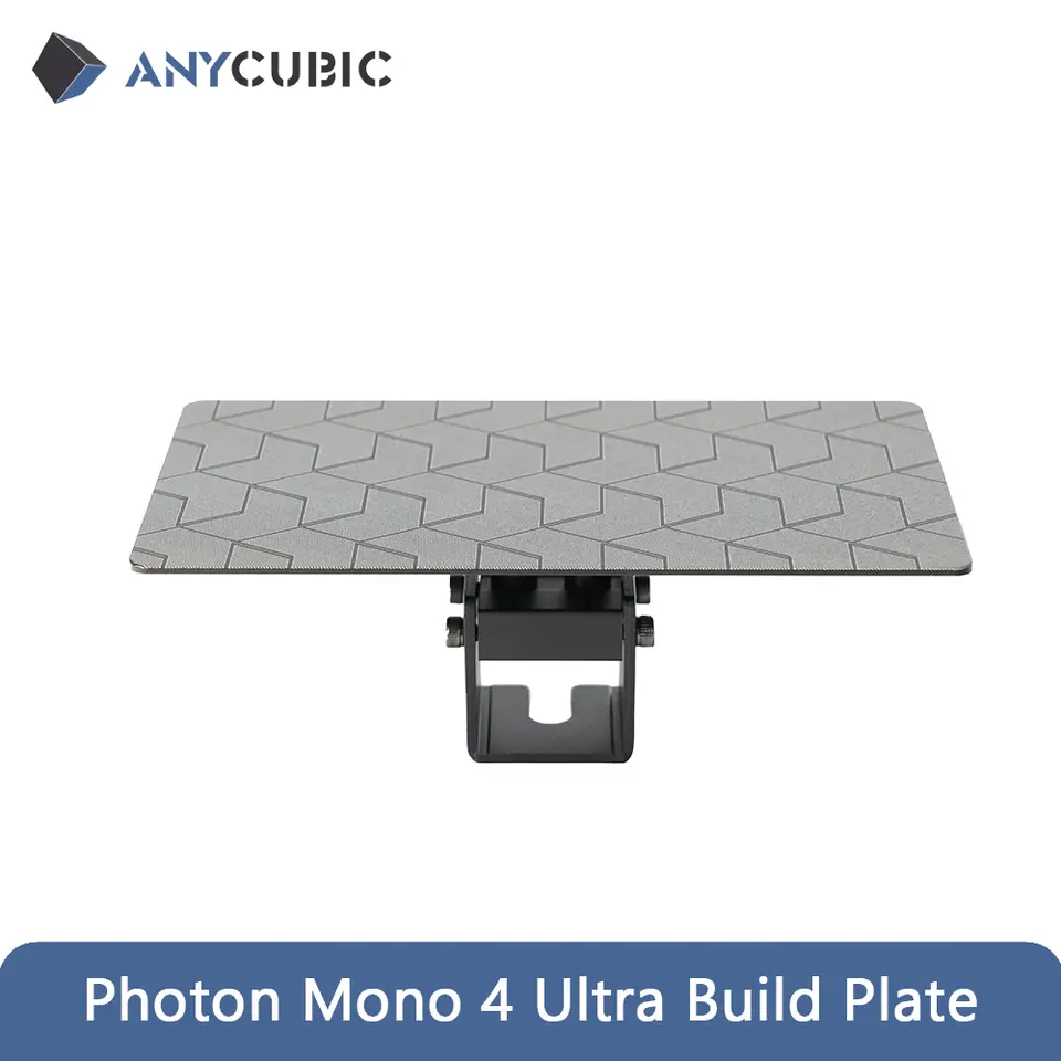 منصة طباعة لوحة بناء ANYCUBIC Photon Mono 4 Ultra Mono 4 + ورق تسوية إكسسوارات طباعة ثلاثية الأبعاد