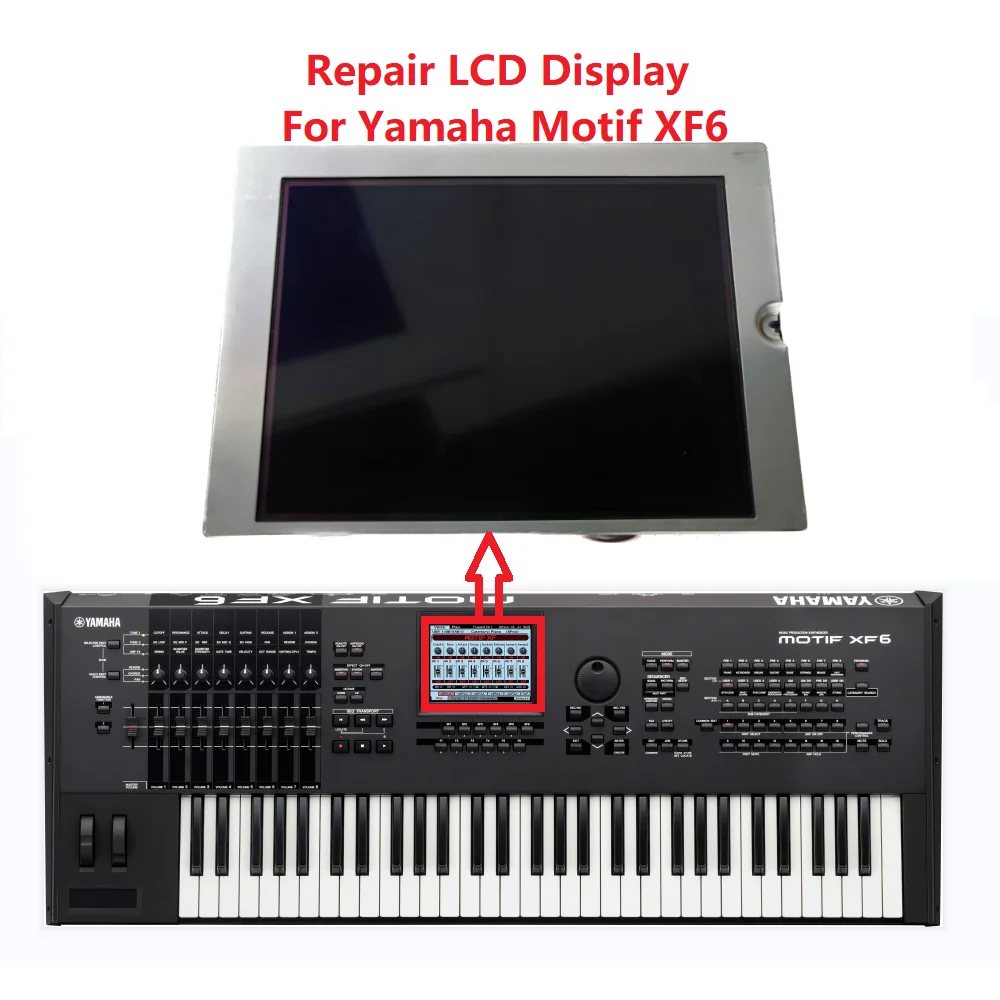 

5.7" inch LCD Display For Yamaha Motif XF6 Synthesizer Matrix Screen Repair