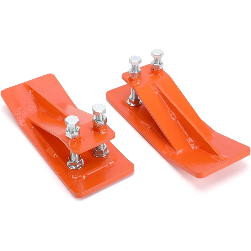 Heavy   Steel Bucket Protector Double Hexagon Lock Nuts Bolts Attachments for Snow Leaves Removal Spreading Gravel