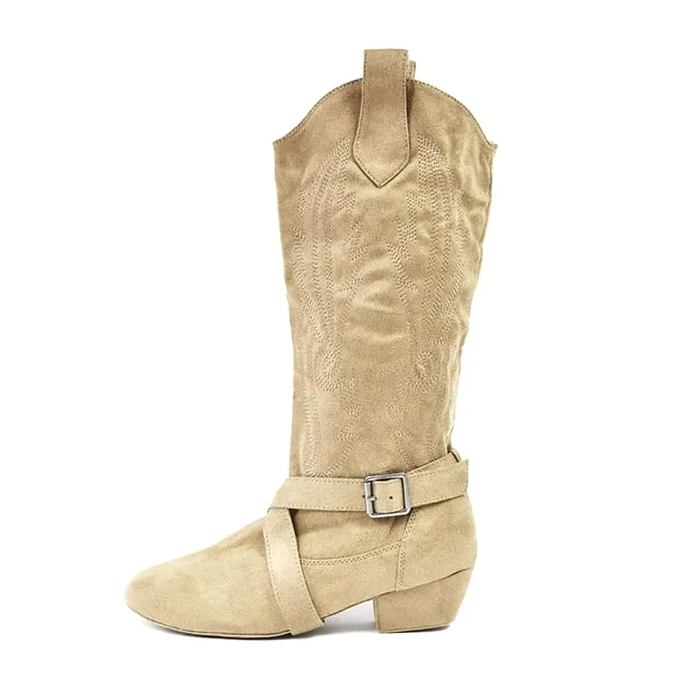 Damen-High-Heel-Tanzstiefel mit weicher Sohle für Latin, Salsa, Line Dance, National- und Volkstanz, Übung und Aufführung – Detail 5