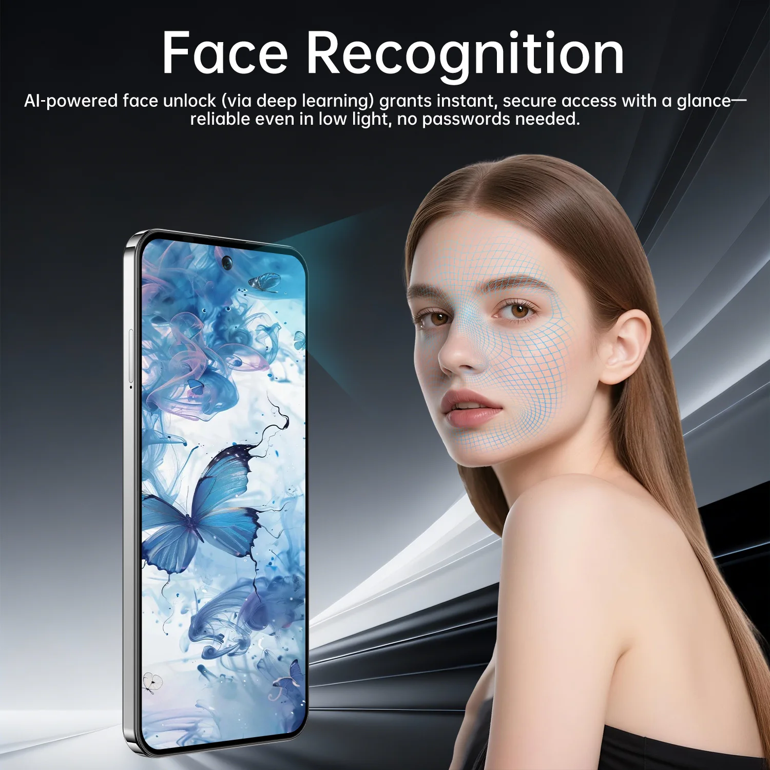IVMI M8 Pro Smartphone 6.6Inch Android10.0 3GB RAM 16GB ROM Face ID 4000mAH Battery Google Play Store Wifi Mobile Phones