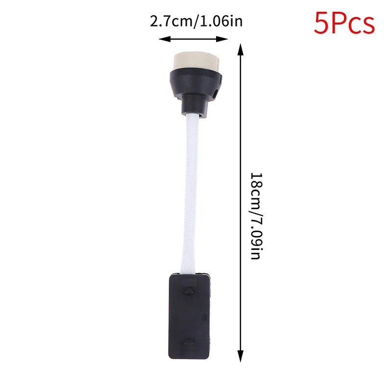 5Pcs GU10 Lamp Holder With Terminal Box Socket 2A 250V Ceramic Lamp Bases Connector For LED Light Halogen Bulbs Downlights.