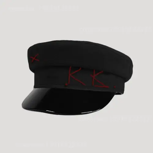 Y2K Brand Collection Chic PU Cotton Newsboy Hats for Women Flat Militray Caps Baker Boy Hat with Logo Sombreros De Mujer - Image 22