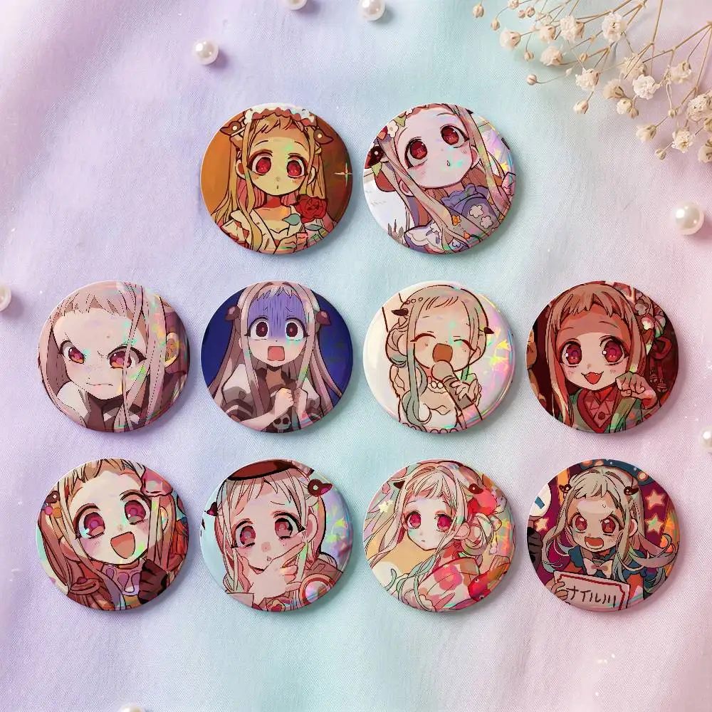 Yashiro Nene Anime Character Badges Button Round Creative Pin Brooch Badge Bag Decor Accessories Fans Collect Friends Gifts
