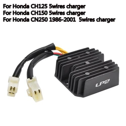 Motorcycle 5 Wires Voltage Regulator Rectifier For Honda CH125 CH150 CN250 CH 125 150 CN 250 1986-2001 Charger Spare Parts